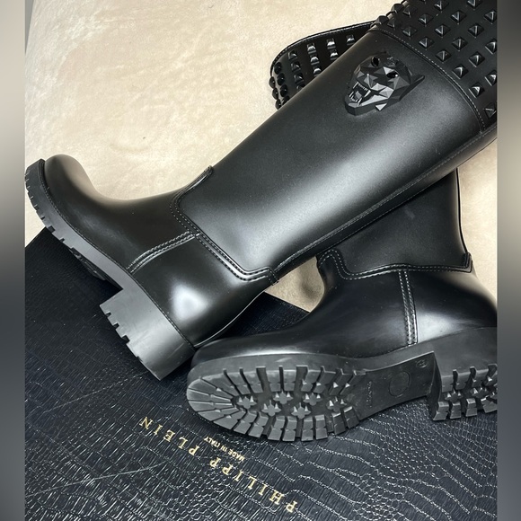 PHILIPP PLEIN Rain boots - Picture 4 of 9